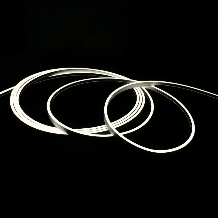 Mini Natural White Neon Flex 24V 4000K 4x8mm IP65 Waterproof 168 LEDs/m