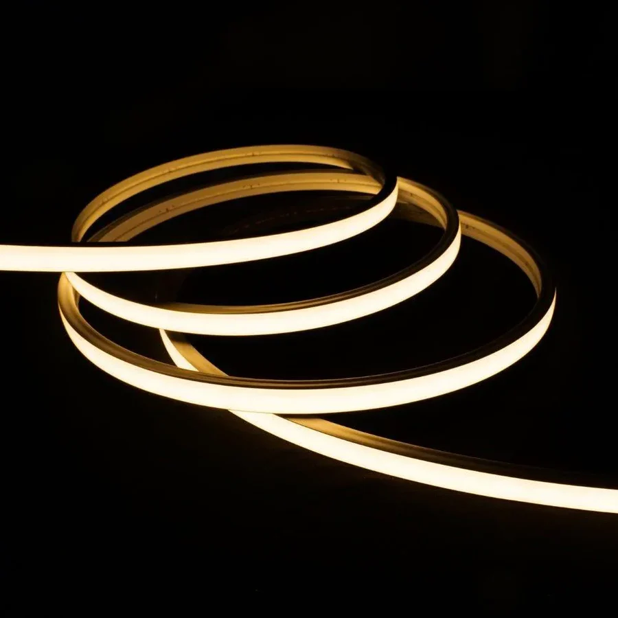 5m Natural White Neon Flex 4000K 24V Top Bend 10x6mm IP65 Waterproof 280LEDs/m