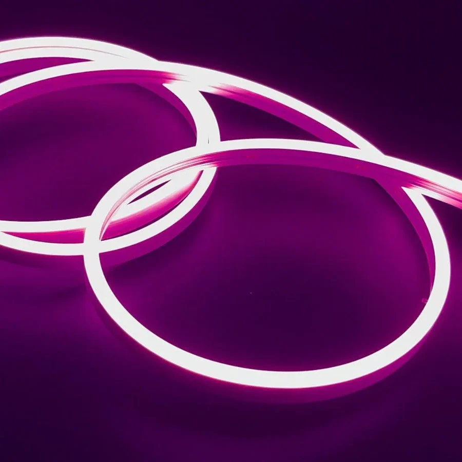 5m Pink LED Neon Flex DC 12V IP65 Waterproof 8x16mm 120 LEDs/M 1cm Cut