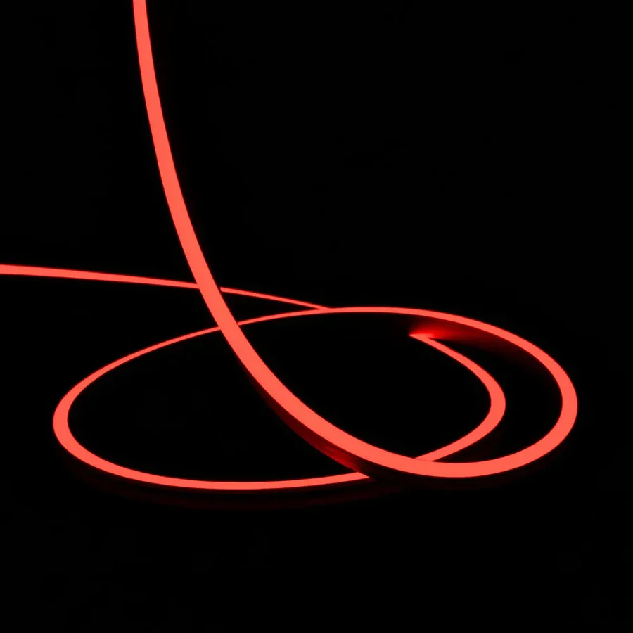 Mini Red Neon Flex 24V 6x12mm IP65 Waterproof 15m