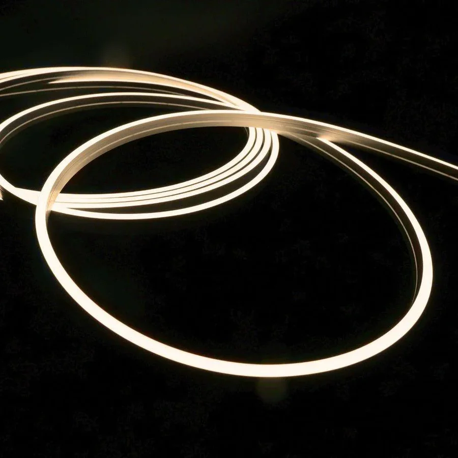 5m Mini Warm White Neon Flex 3000K 4x10mm IP65 Waterproof 168 LEDs/m