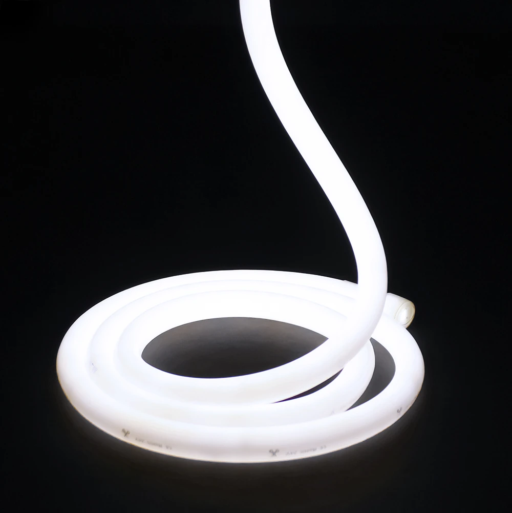 Essential LED Neon Flex , 18mm, Circular 360°, Cool White, 12V / 24V, 5 Metre Reel