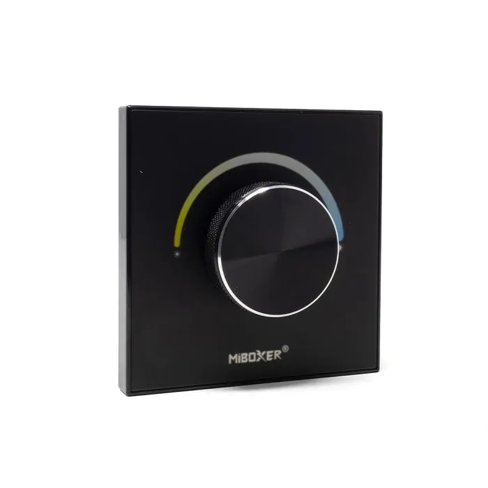 P0B MiBoxer 2-in1 Hard Wired & RF (2.4G) Wall Panel (Black)
