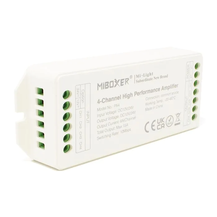 PA4 MiBoxer 4 Channel High Performance Amplifier