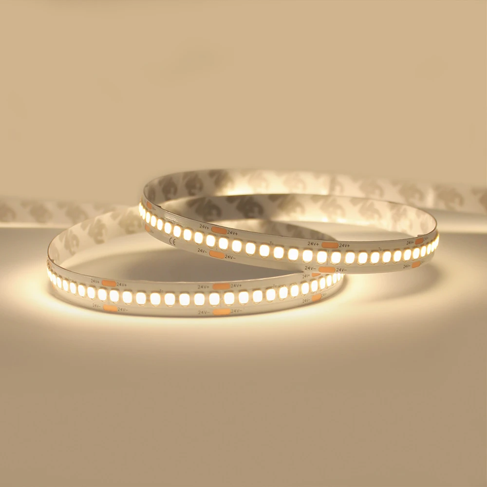 Professional Super Bright Series LED Tape, 22w p/m, 240 LEDs p/m, CRI>80, 3000K, 5 Metre Reel, IP20, 24V