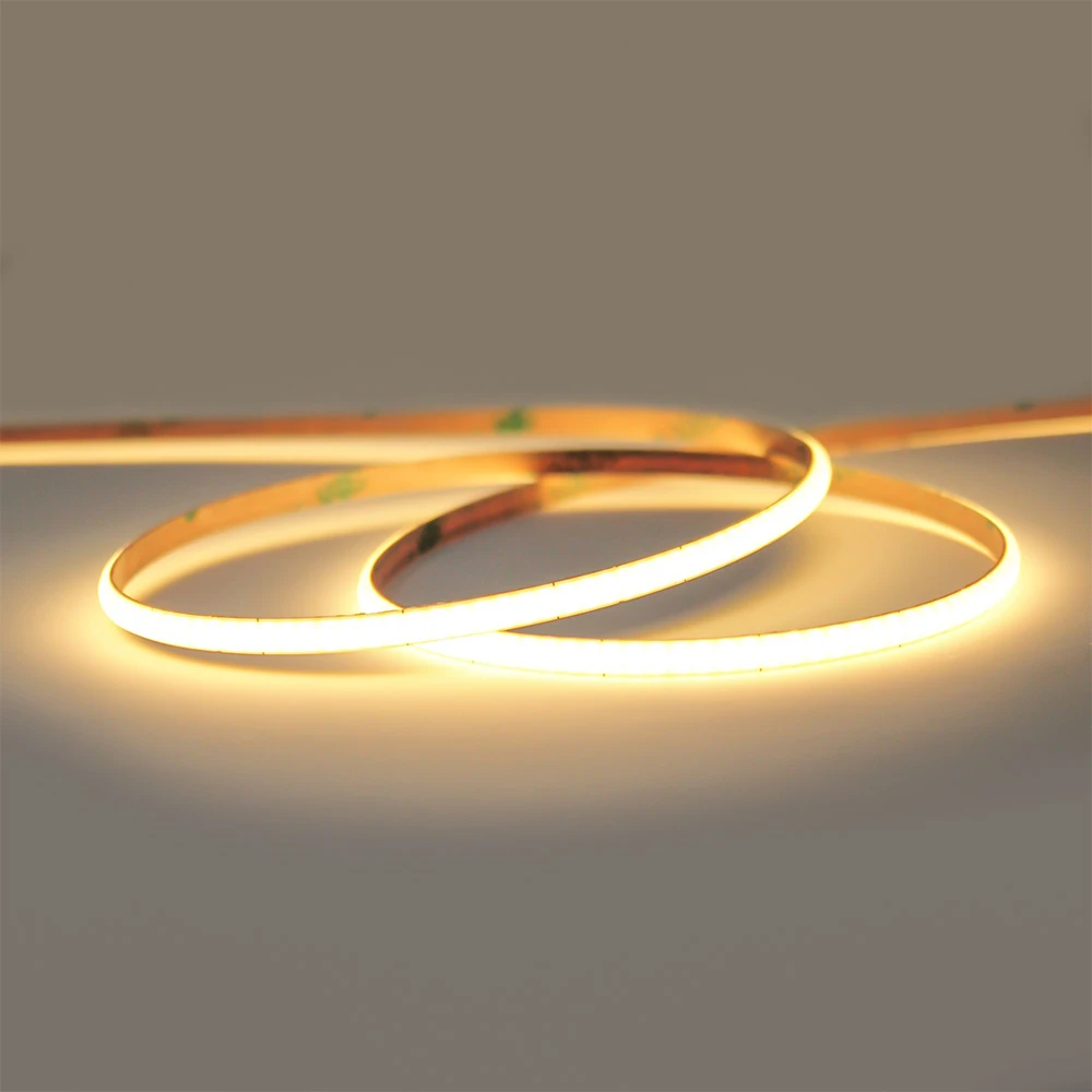Professional Series Micro Width COB Continuous LED Tape, 10w p/m, 2700K CRI>90, IP20, 24V, 5 Metre Reel