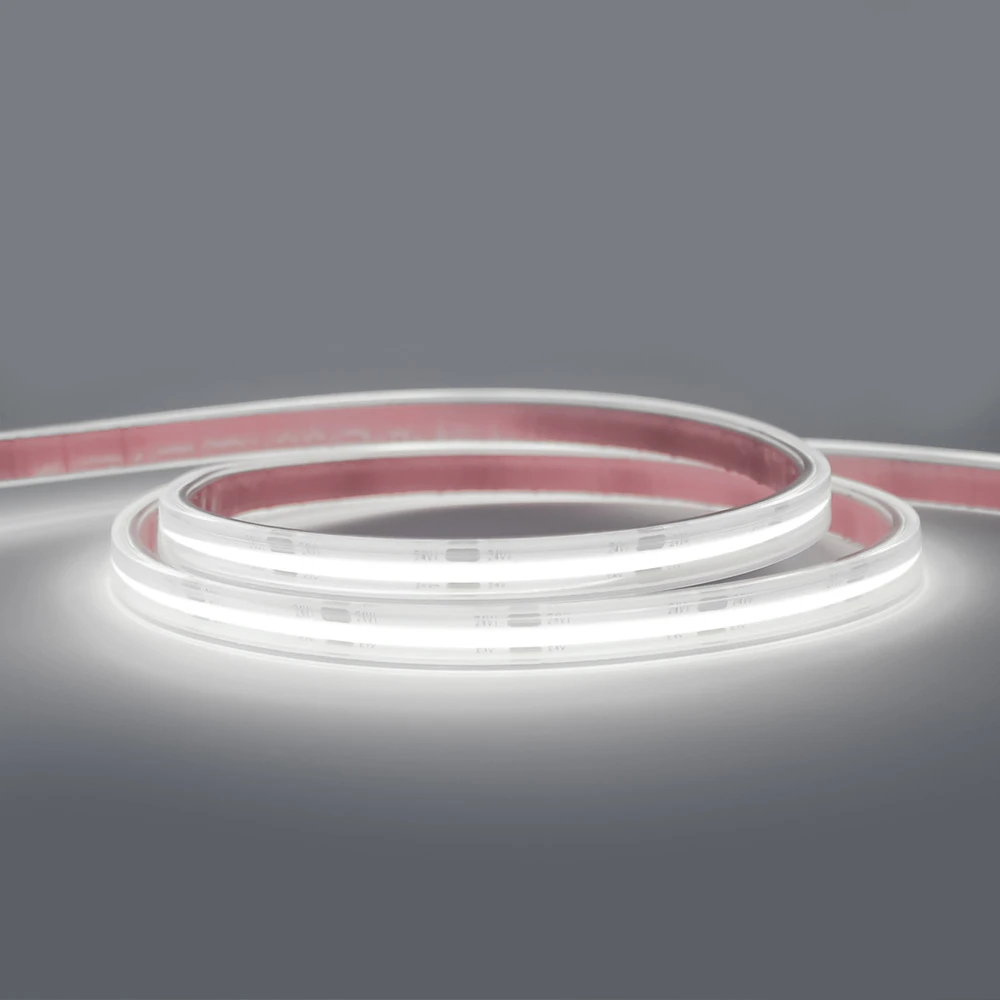 Professional Series COB Continuous LED Tape, 11.2w p/m, 6500K CRI>90, IP67, 5 Metre Reel, 12V / 24V