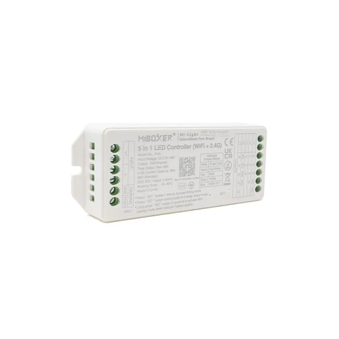 PW5 MiBoxer 5-In-1 Controller Wi-Fi + 2.4G RF 12V to 48V