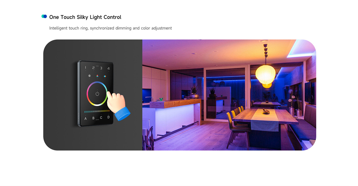 NFC programmable RGBCW Matter LED Controller MA-C5