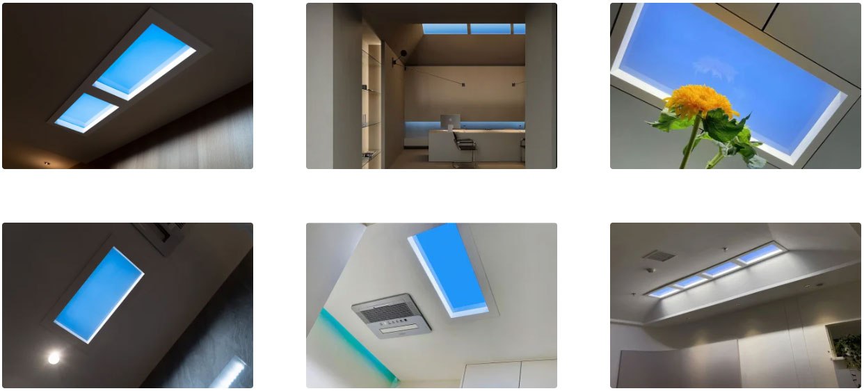 300X300mm(1ftX1ft) LED Artificial Skylight Smart Home Wifi Control Ceiling Lamp Indoors - 30W