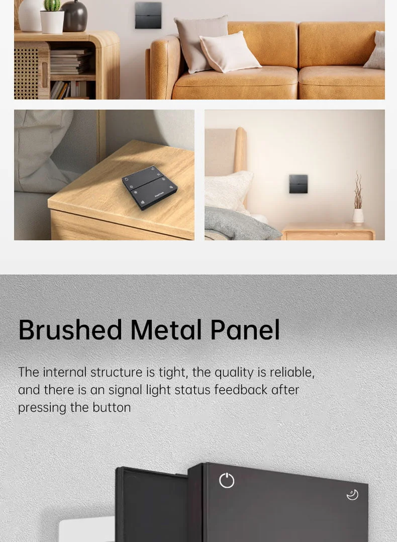 Skylight Wireless Dimmer Eight Smart Button Four Colors