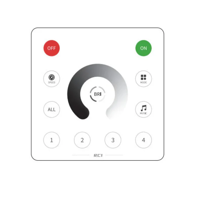 Wall Panel Remote for SP636E DC5-24V Addressable LED Strip Controller RC1
