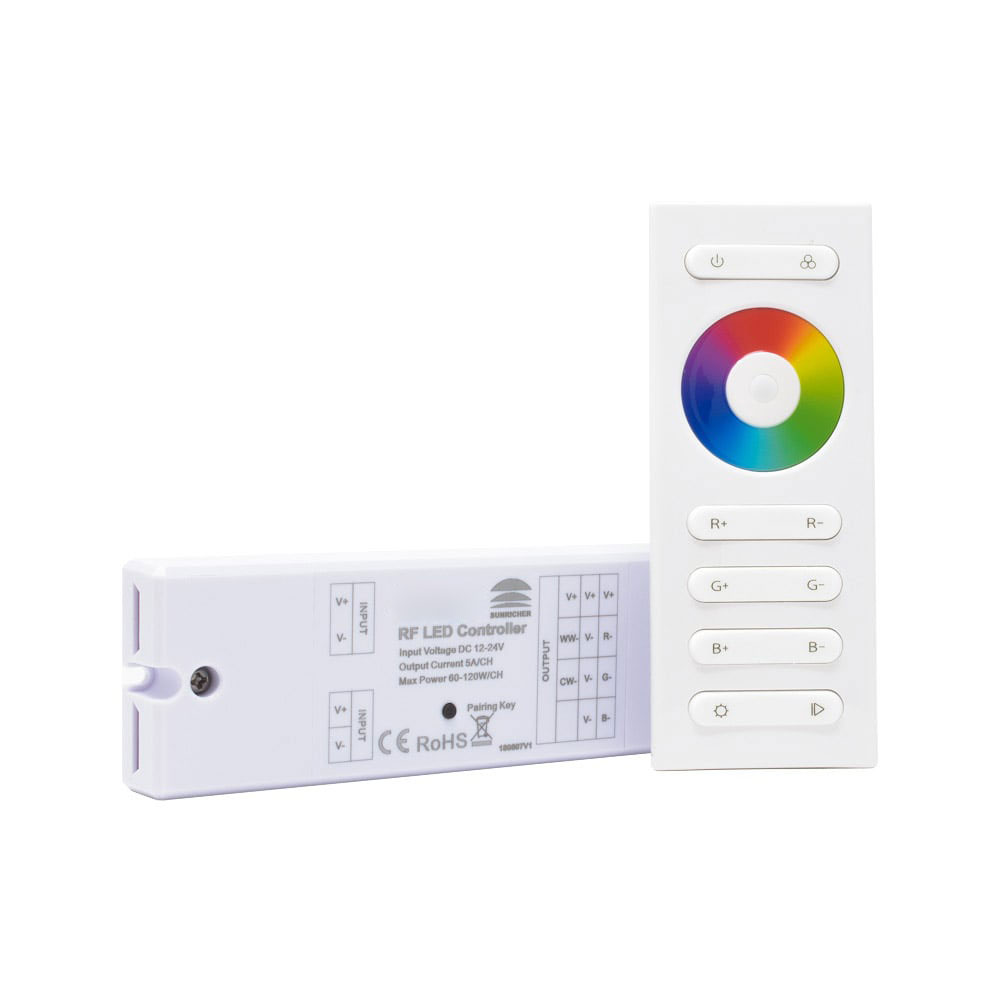 Sunricher RF RGB Colour Changing LED Remote & Receiver