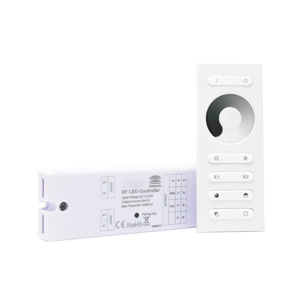 Sunricher RF Single Colour LED Remote & Receiver
