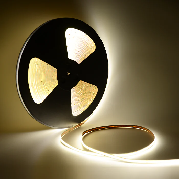 LED COB Strip Light, Seamless, IP20, 48V, 10mm Wide