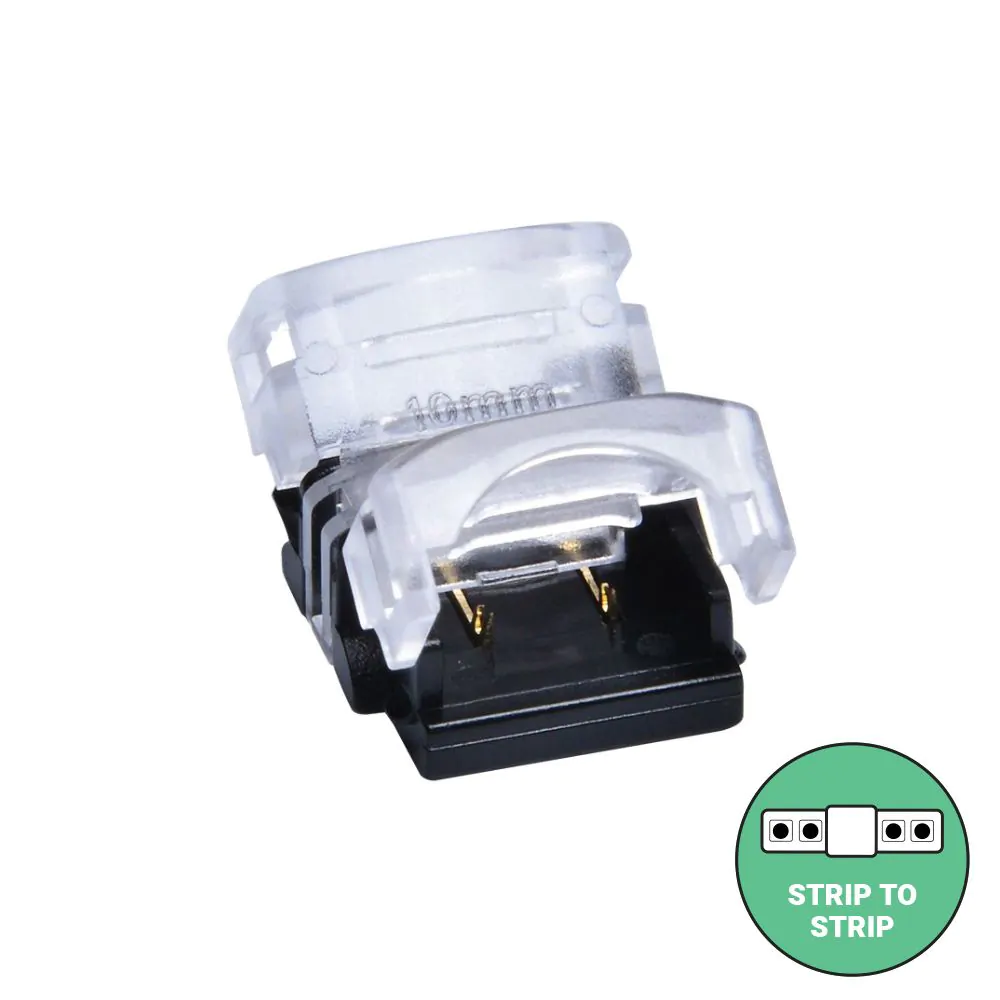 Hippo Strip to Strip IP54 2pins 10mm Single Colour (Pack of 10)