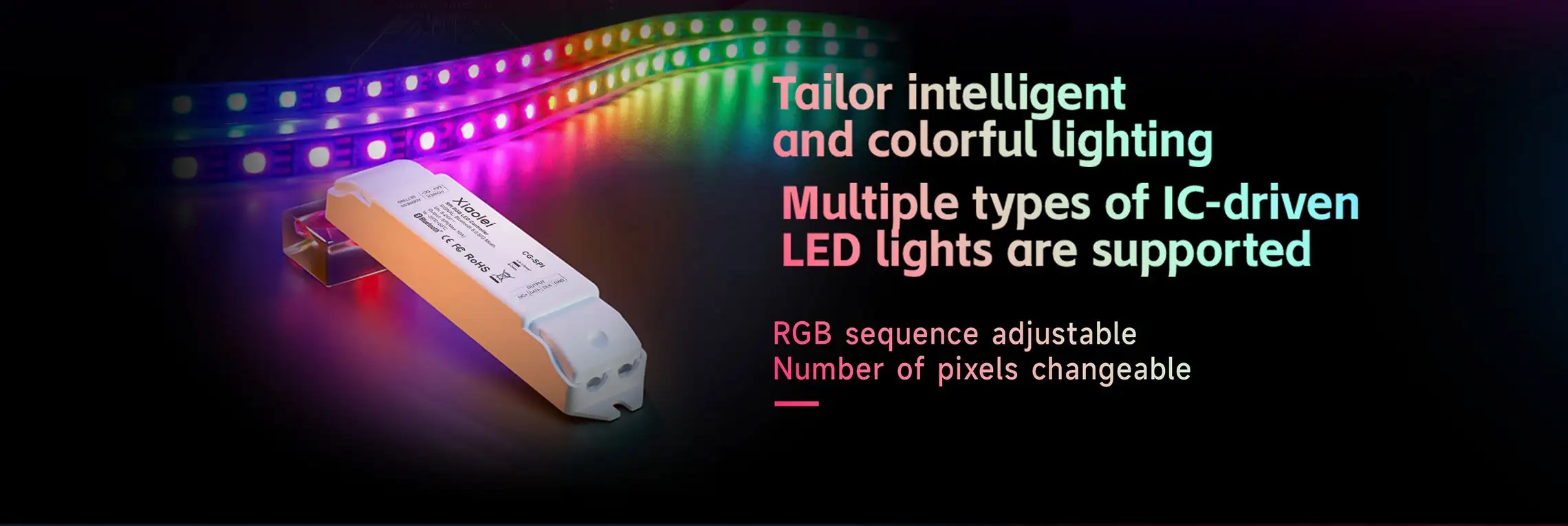NFC programmable RGBCW Matter LED Controller MA-C5