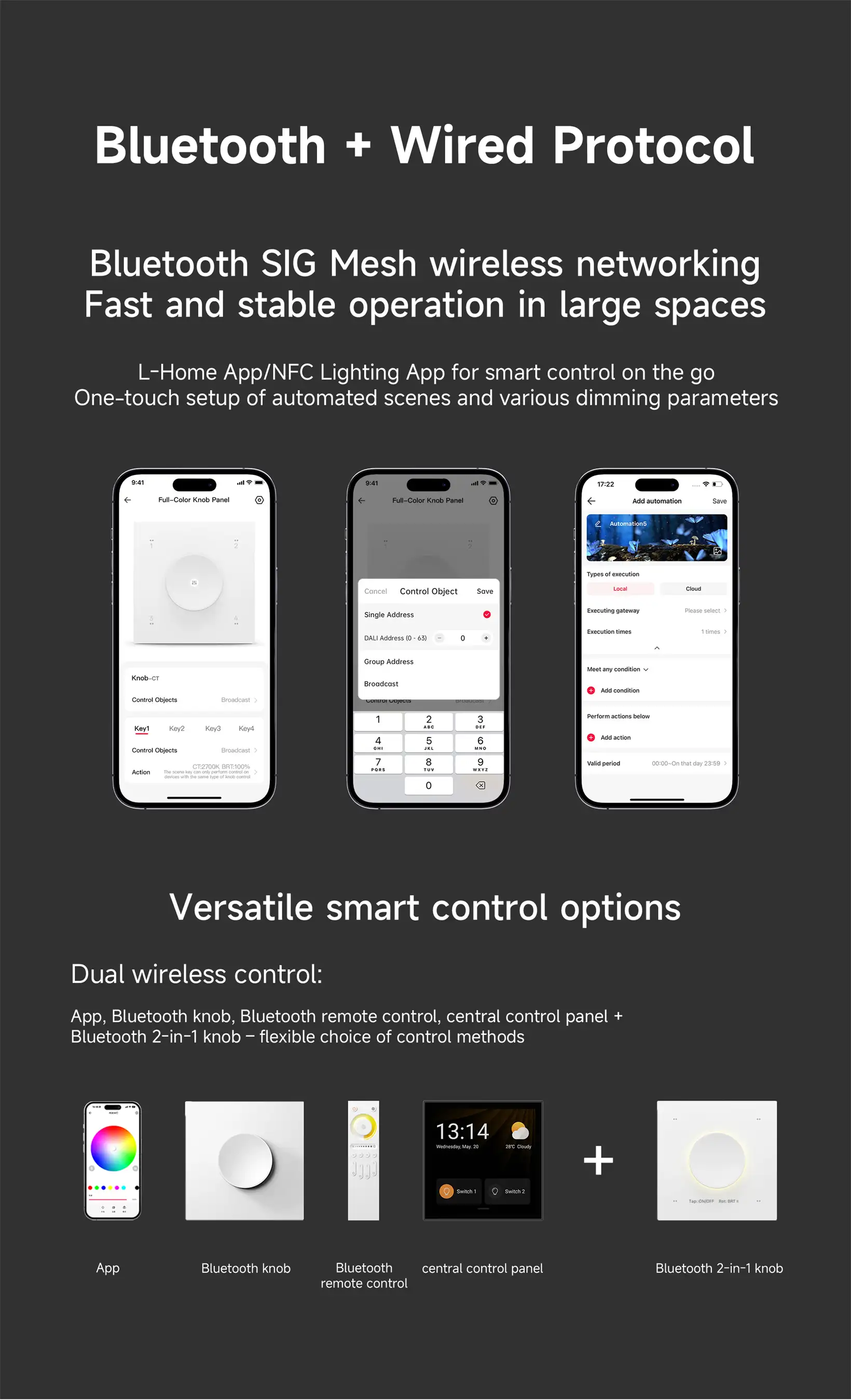 NFC programmable RGBCW Matter LED Controller MA-C5