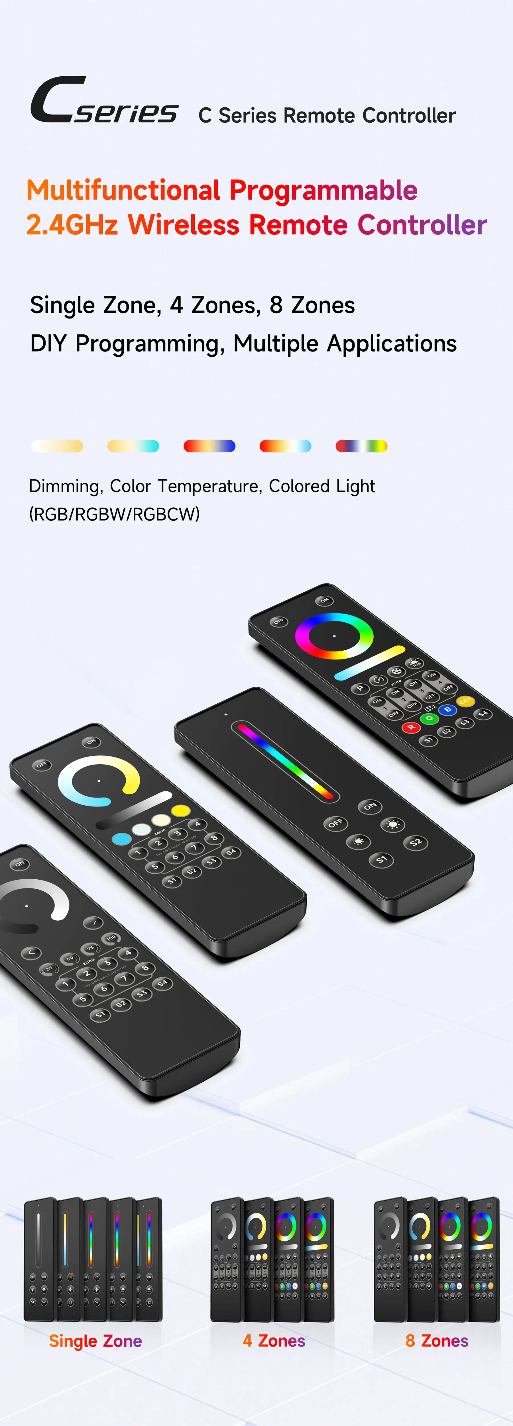 NFC programmable RGBCW Matter LED Controller MA-C5