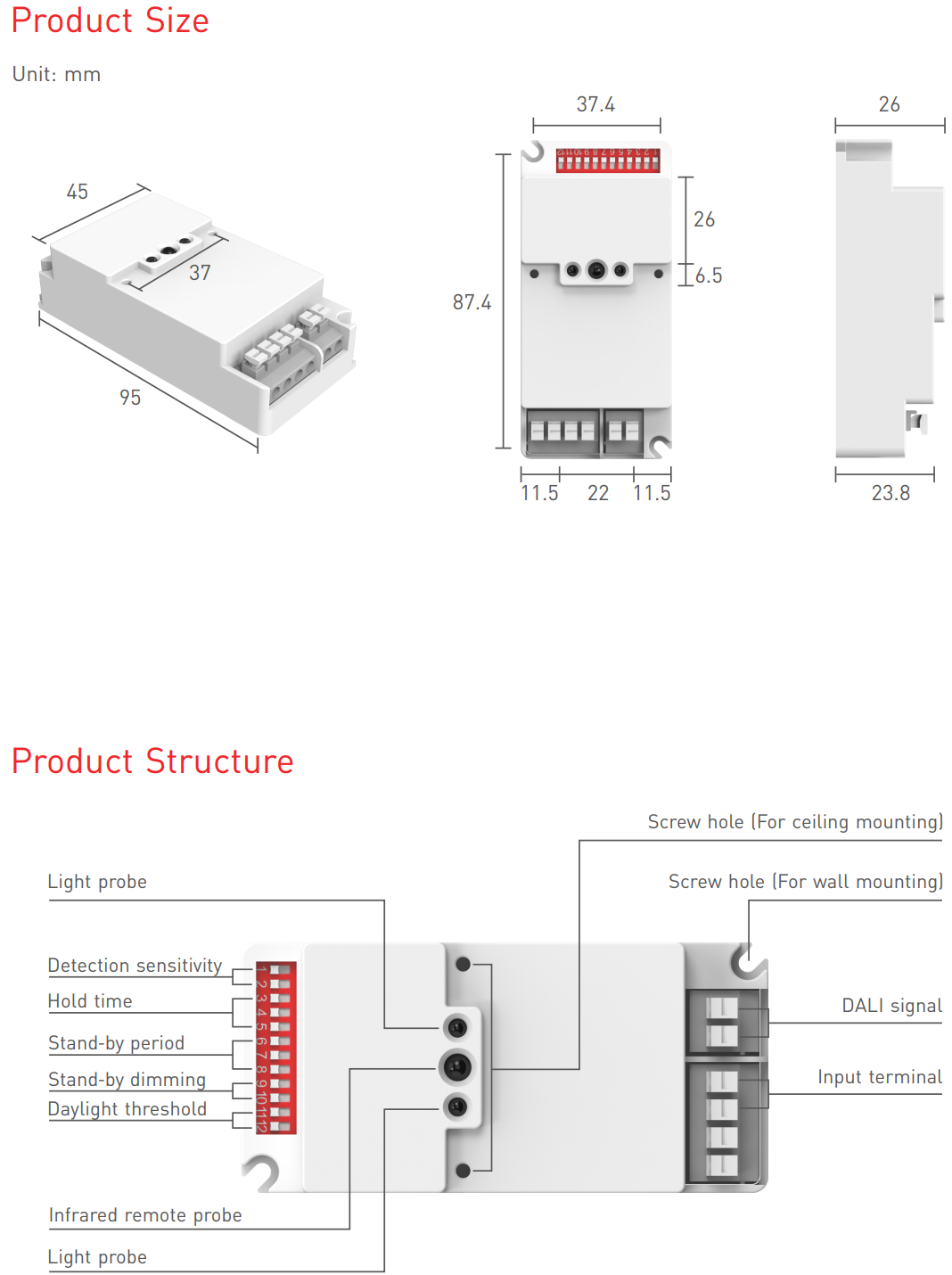NFC programmable RGBCW Matter LED Controller MA-C5