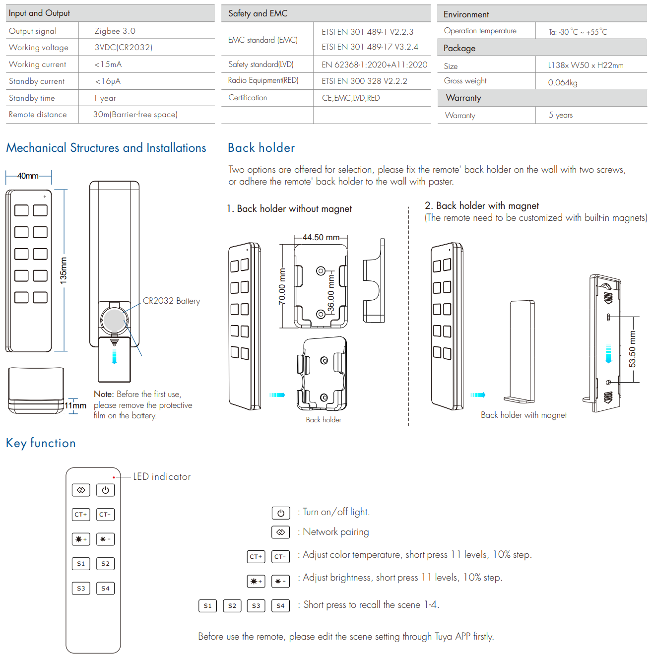 LED Waterproof DMX512 and RDM Decoder - 4 Channel - 5 Amp - 12-36V - Digital Display - DS-WDMX45
